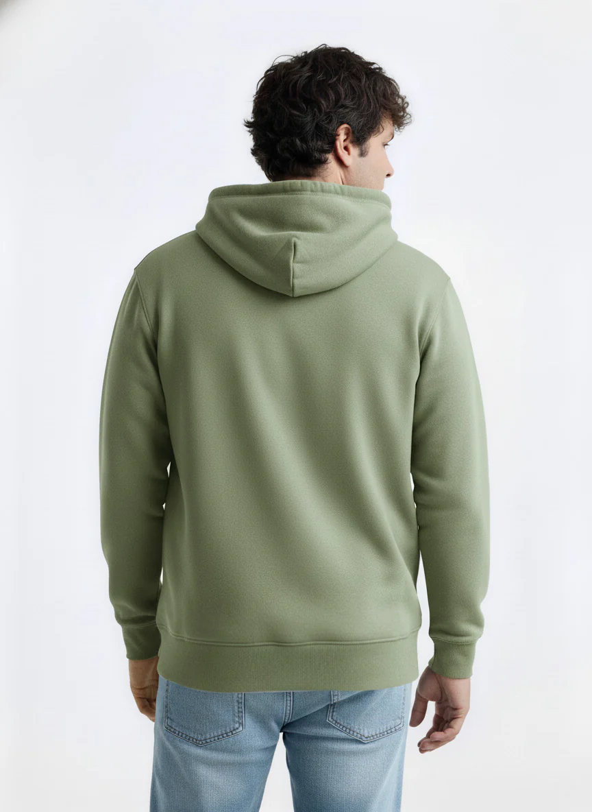 Solid Plus Size Hoodie - Image 5