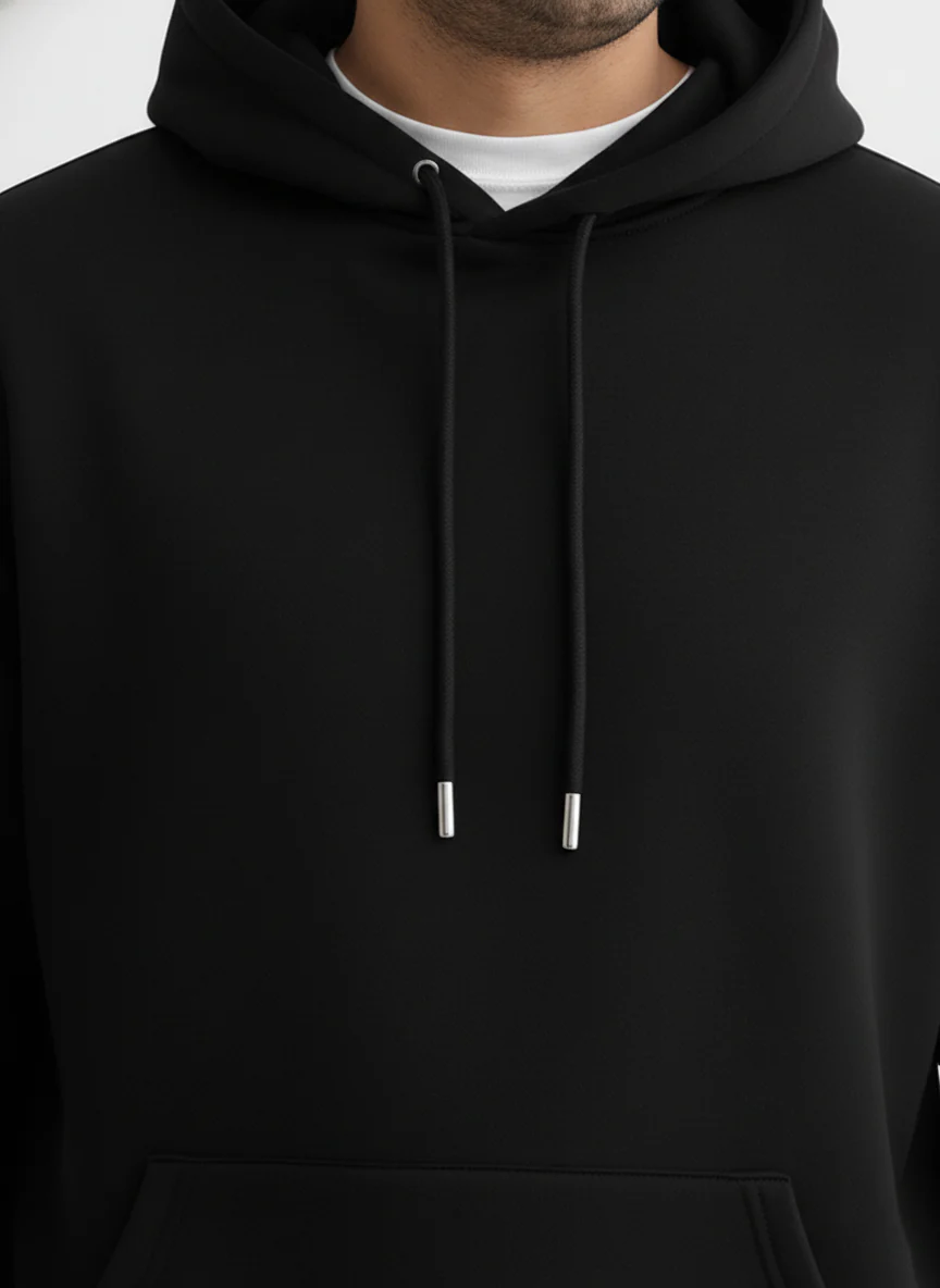 Solid Plus Size Hoodie - Image 10