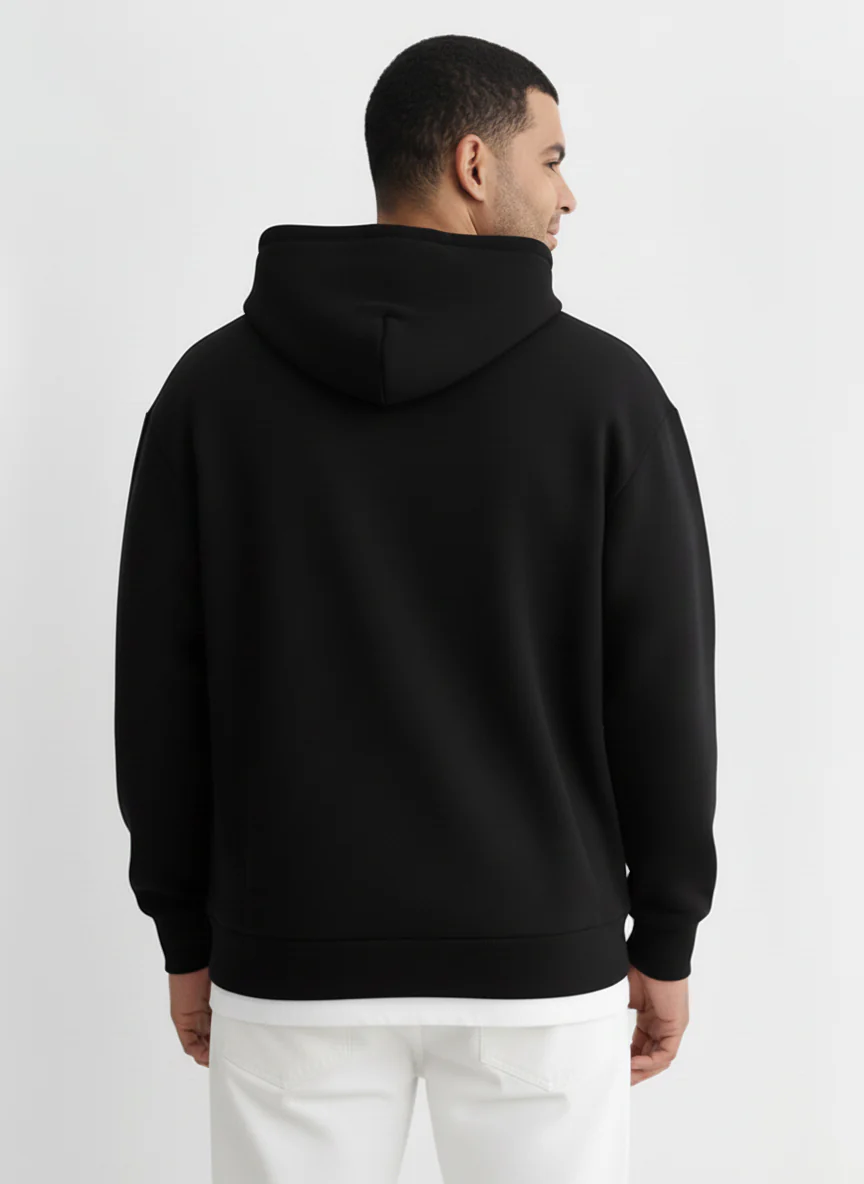 Solid Plus Size Hoodie - Image 12