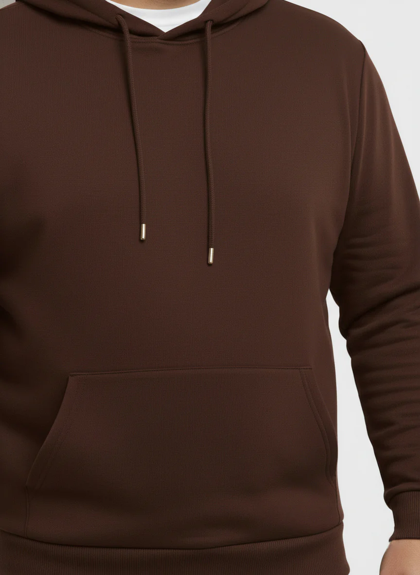 Solid Plus Size Hoodie - Image 28