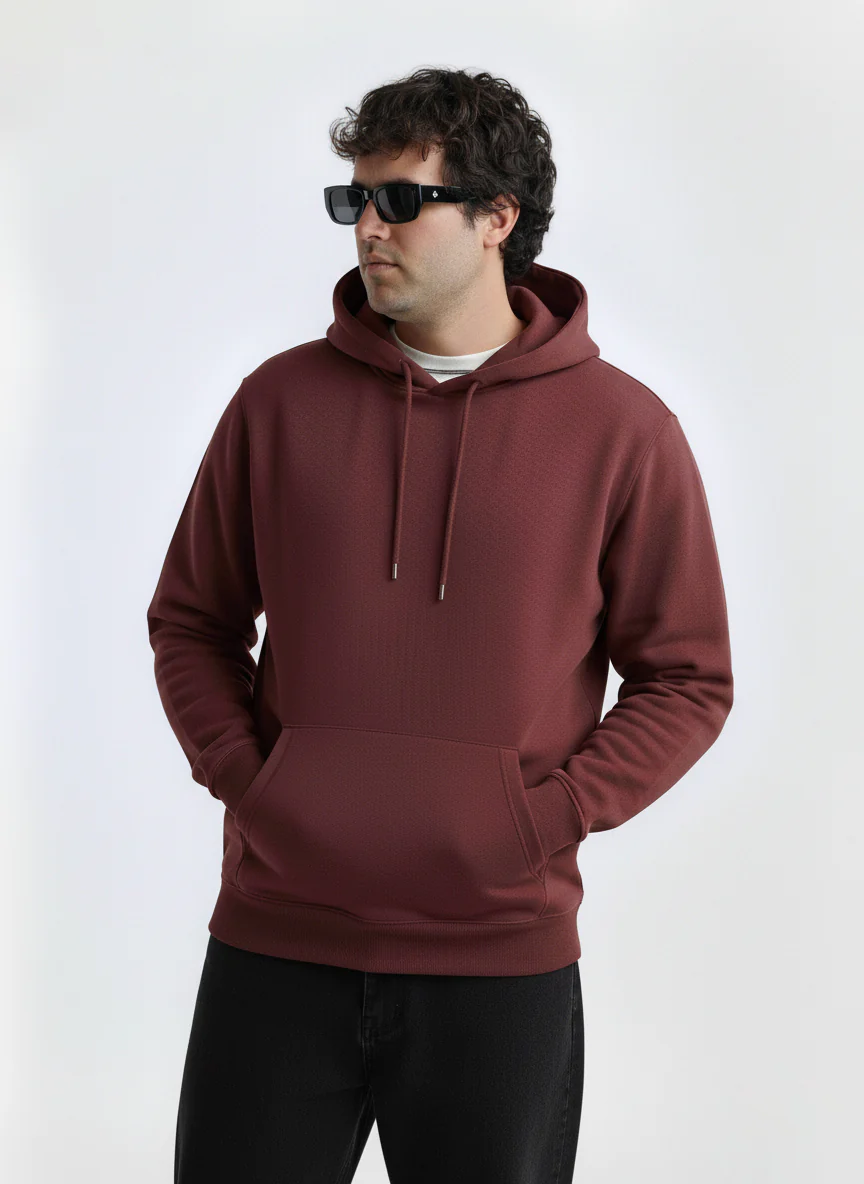 Solid Plus Size Hoodie - Image 15