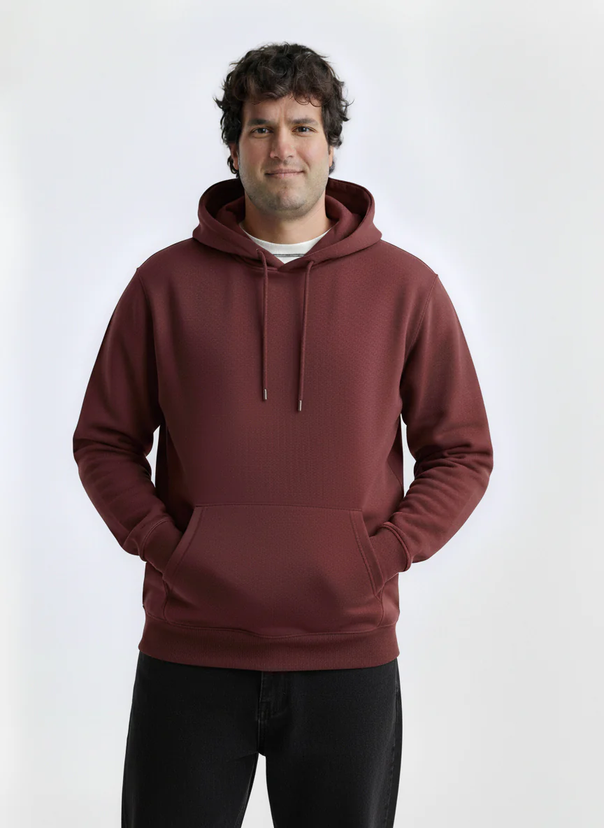 Solid Plus Size Hoodie - Image 17