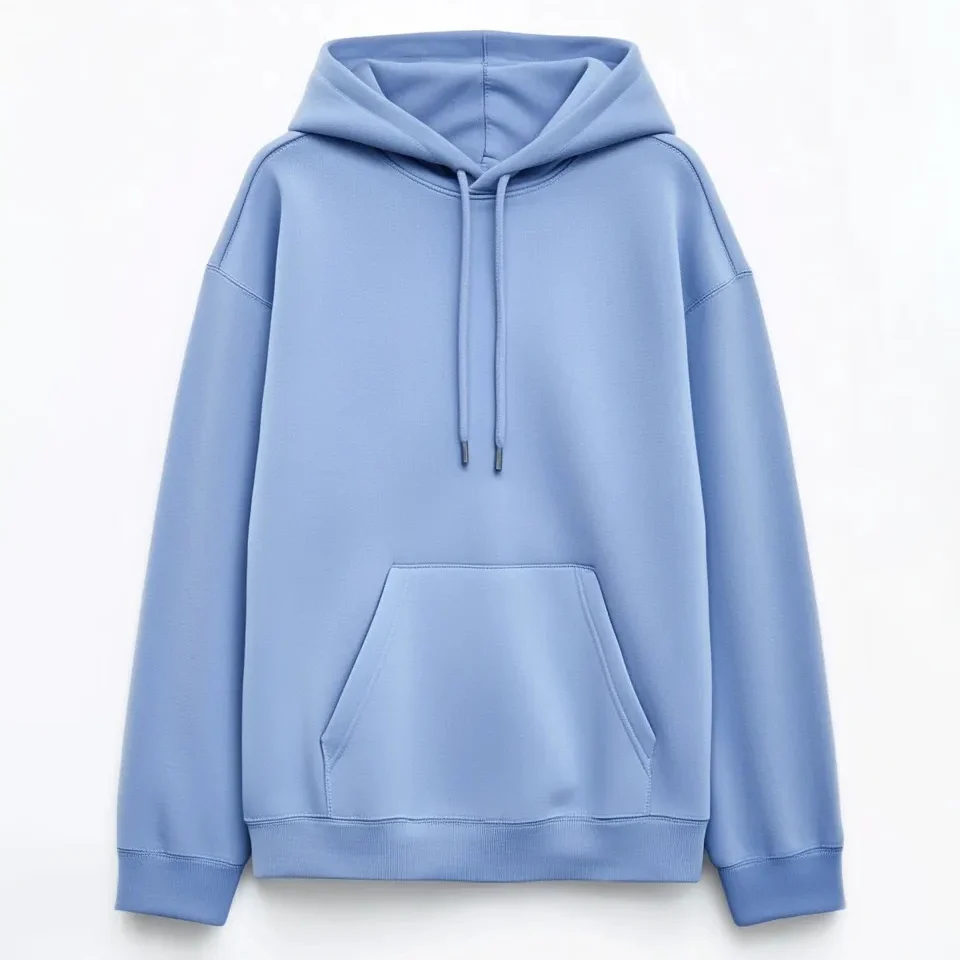 Solid Plus Size Hoodie - Image 42